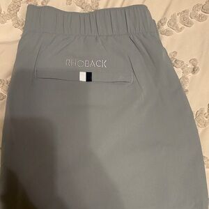 Rhoback Light Gray Men’s Performance Hybrid Shorts